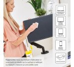 Boîte de 100 lingettes de nettoyage pour écran Fellowes