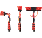 Cepillo de limpieza telescópico de 4,6 m