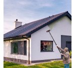 Cepillo de limpieza telescópico de 4,6 m