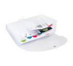 Trieur valisette polypropylène Bruneau 7 onglets