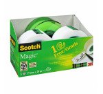 Pack 3 plakbanden Scotch Magic + 1 dispenser gratis