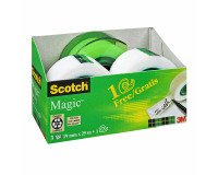 Pack 3 plakbanden Scotch Magic + 1 dispenser gratis
