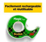 Pack 3 plakbanden Scotch Magic + 1 dispenser gratis