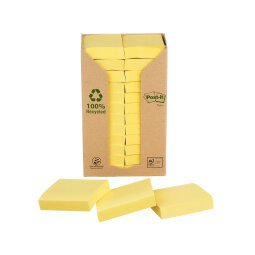 En_notes post it recyclées jaune std 38x51