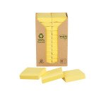 Bloc-mémos 3M Post-it 653 38x51mm recyclé jaune