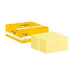 Bloc de notas adhesivas quita y pon Post-It amarillo canario 38x51 mm Pack 18 + 6 GRATIS