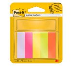 Marque-pages papier couleurs néon Post-it - Lot de 5
