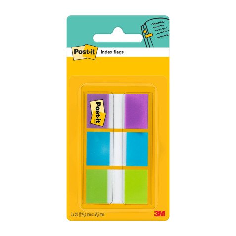 Marque-pages plastique Post-It - distributeur de 20 feuilles