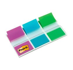 Marque-pages plastique Post-It - distributeur de 20 feuilles