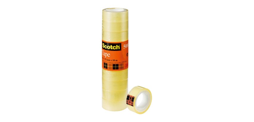 Ruban adhésif Scotch 508 transparent - Largeur 15 mm x longueur 10 m