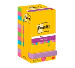 Notes repositionnables Super Sticky Post-it - Lot de 12