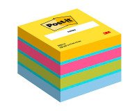 Mini bloc cube couleur Energie Post-it 51 x 51 mm - bloc de 400 feuilles