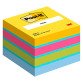 Mini bloc cube couleur Energie Post-it 51 x 51 mm - bloc de 400 feuilles