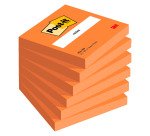 Notes repositionnables orange Post-it - bloc de 100 feuilles