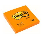 Notes repositionnables orange Post-it - bloc de 100 feuilles