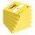 Notes repositionnables jaunes