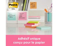Notes repositionnables rose Post-it - Lot de 6