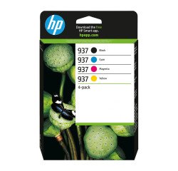 HP 937 (6C400NE) Pack 4 cartuchos originales (negro + 3 colores)