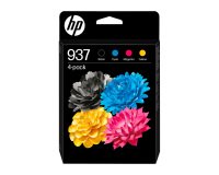 HP 937 (6C400NE) Pack 4 cartuchos originales (negro + 3 colores)