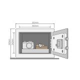 Hotelkluis 16 liter elektronisch slot Yale