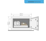 Hotelkluis 8,6 liter elektronisch slot Yale