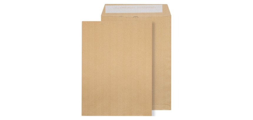 La Couronne - Pochette kraft milleraies brun 260 x 330 mm sans fenêtre - Boîte de 50
