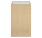 Sobres kraft milleraies marrón 229 x 324 mm La Couronne con ventana - Caja de 50