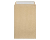 Sobres kraft milleraies marrón 229 x 324 mm La Couronne con ventana - Caja de 50