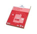 Pochette kraft milleraies brun 229 x 324 mm La Couronne à fenêtre - Boîte de 50