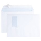 Enveloppe grand format 229 x 324 mm blanc La Couronne 100 g avec fenêtre - Boîte de 250