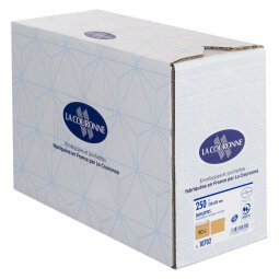 Enveloppen groot formaat 229  x 324 mm kraft 100 g La Couronne zonder venster - doos van 250