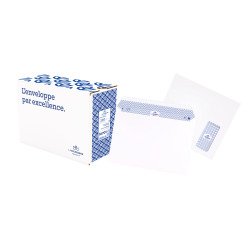 Enveloppe grand format 229 x 324 mm blanc La Couronne 100 g avec fenêtre - Boîte de 250