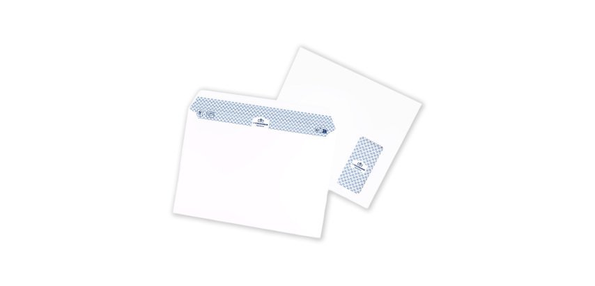 Enveloppe grand format 229 x 324 mm blanc La Couronne 100 g avec fenêtre - Boîte de 250
