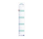 Monthly Ribbon Calendar 2027 Brepols