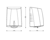 Secador de manos SUP'AIR Blanco JVD