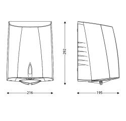 Secador de manos SUP'AIR Blanco JVD