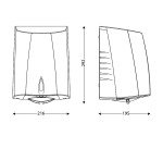 Sèche-mains SUP'AIR Blanc JVD