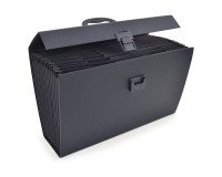 Briefcase organizer Rapesco 19 tabs black