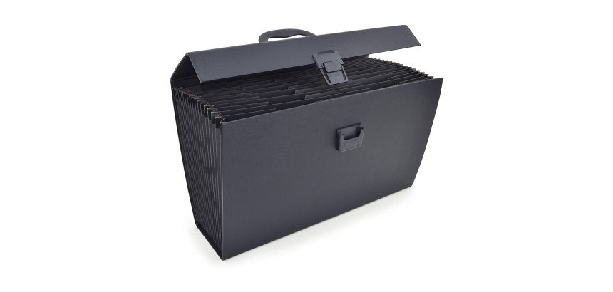 Trieur valisette Rapesco 19 onglets - Noir