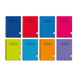 Cuaderno Tapa Extra-dura Folio Milimetrado Papyrus 04 - 80 Hojas 90 g