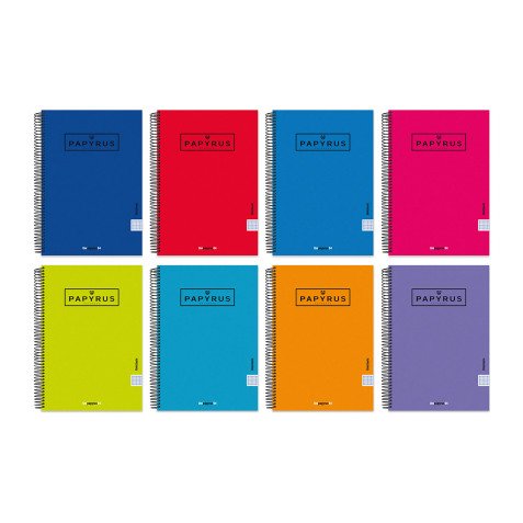 Cuaderno Tapa Extra-dura Folio 5x5 Papyrus 04 - 80 Hojas 90 g