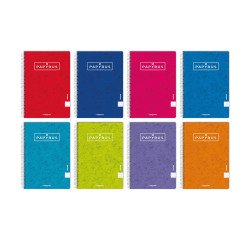 Cuaderno Tapa Dura Folio 4x4 Papyrus 03 - 80 Hojas 90 g