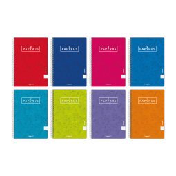 Cuaderno Tapa Dura Folio Liso Papyrus 03 - 80 Hojas 90 g