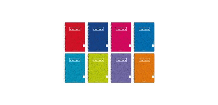 Cuaderno Tapa Dura Cuarto 4x4 Papyrus 03 - 80 Hojas 90 g