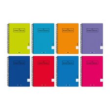 Cuaderno Tapa Polipropileno Cuarto 4x4 Papyrus 08 - 80 Hojas 90 g