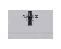 Abzeichen mit Clip und Nadel 54 x 90 mm - Schachtel mit 50