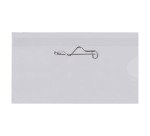 Badge à épingle 54 x 90 mm - Boîte de 50