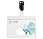 Porte-badge à pince 60 x 90 mm - Boîte de 25