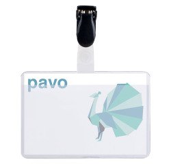 Identificadores con pinza 60 x 90 mm - Caja de 50
