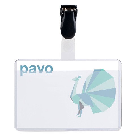 Identificadores con pinza 60 x 90 mm - Caja de 50